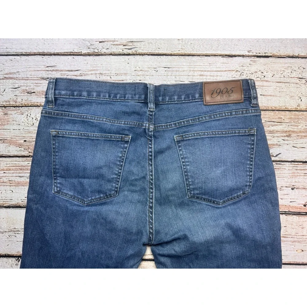 Jos. A. Bank 1905 Men's Dark Wash‎ Tailored Fit Jeans 36 x 32 Stretch